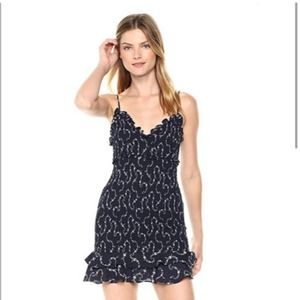 LIKELY Navy Smocked Ruffle ZEPHRA Dress - Size 6 (Small) - NEW w/ Tags!